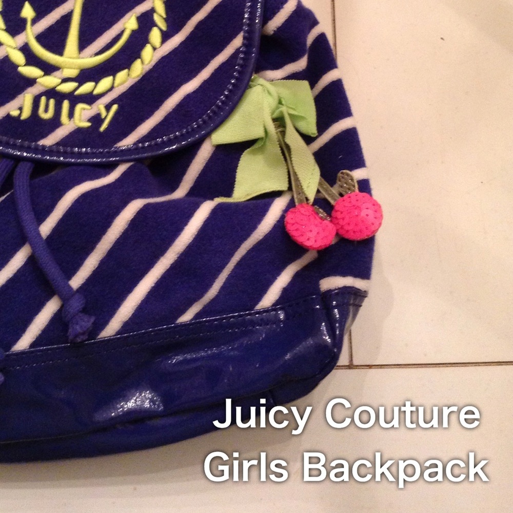 Juicy Couture girls Terry backpack